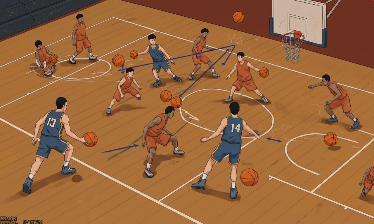 zuyomernon system basketball: Key for Modern Basketball Play