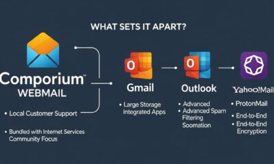Comporium Webmail vs. Other Email Services: What Sets It Apart?