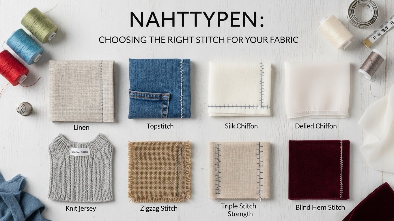 Nahttypen: Choosing the Right Stitch for Your Fabric