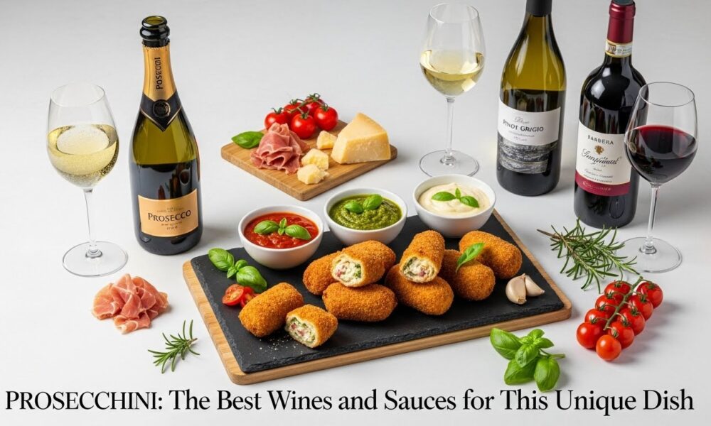 Prosecchini: The Best Wines and Sauces for This Unique Dish