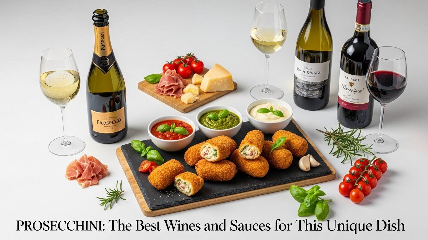 Prosecchini: The Best Wines and Sauces for This Unique Dish