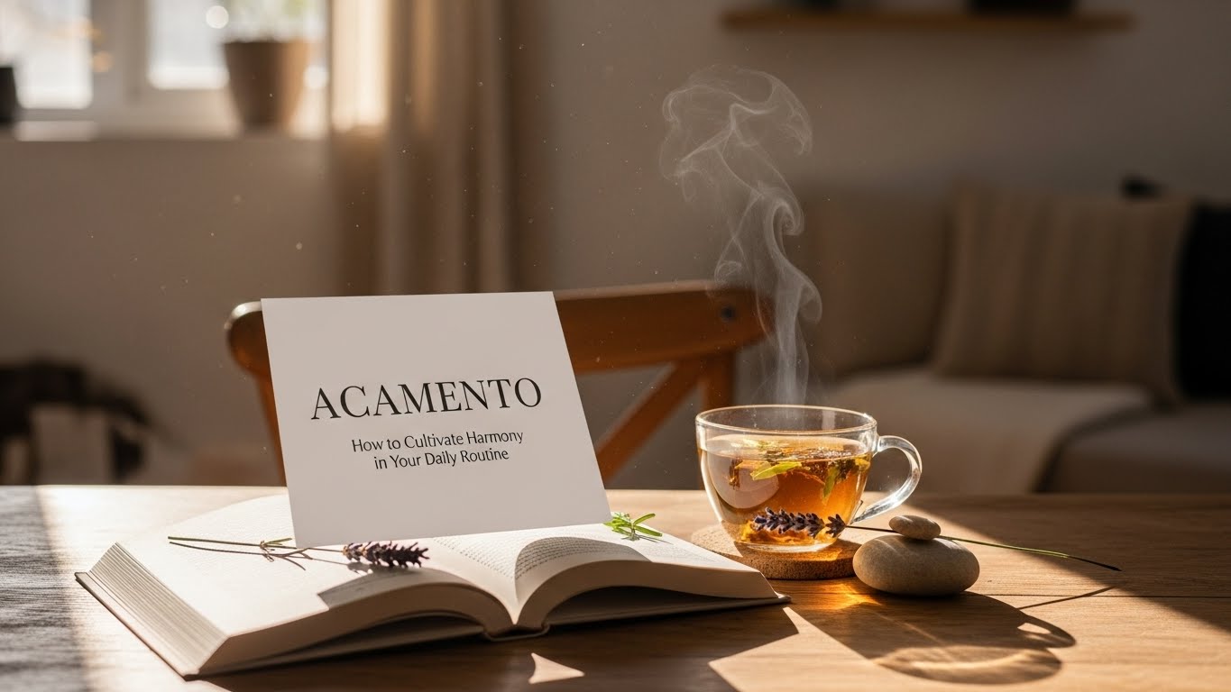 Acamento: How to Cultivate Harmony in Your Daily Routine