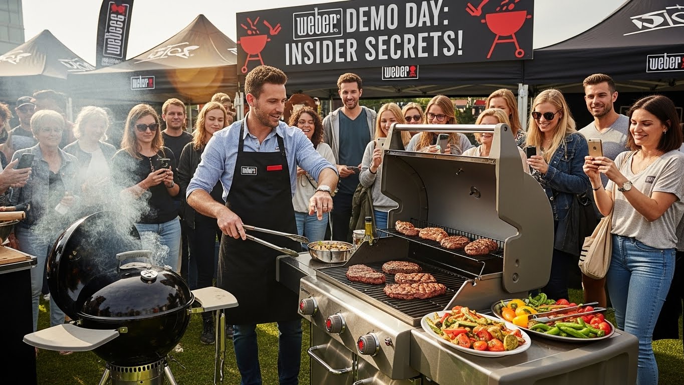Weber Grillvorführung: Insider Secrets from a Weber Demo Day