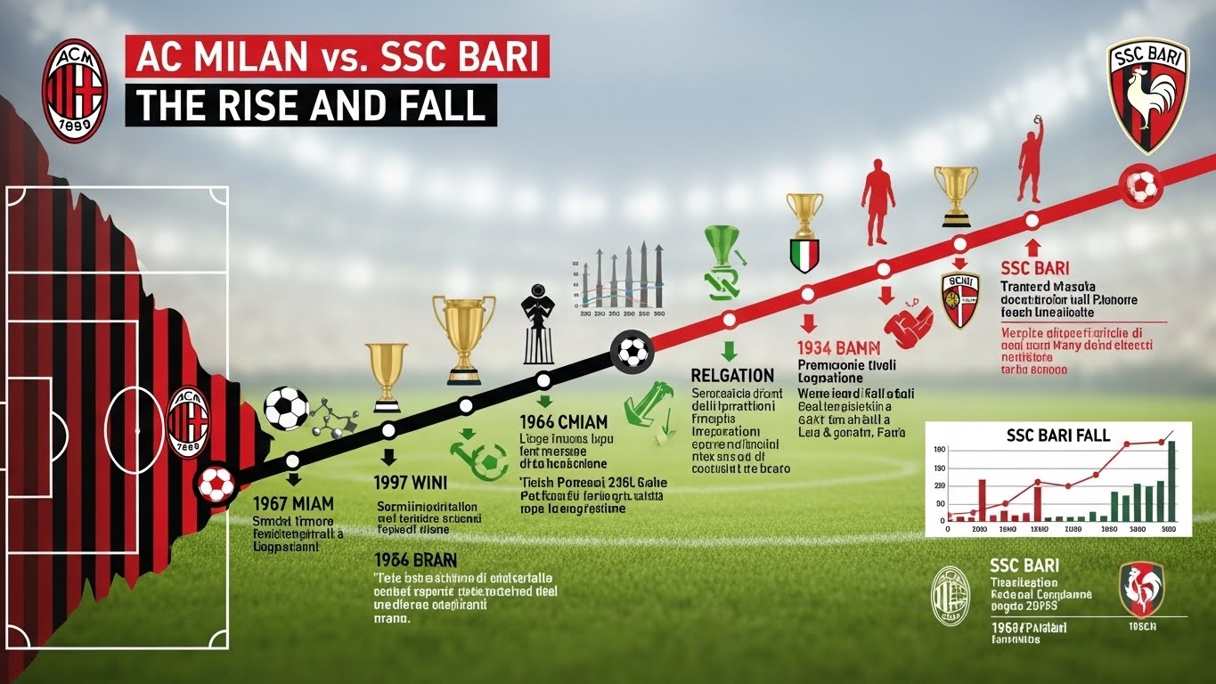 Ac milan vs ssc bari timeline: The Rise and Fall