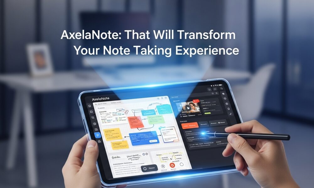 AxelaNote: That Will Transform Your Note Taking Experience