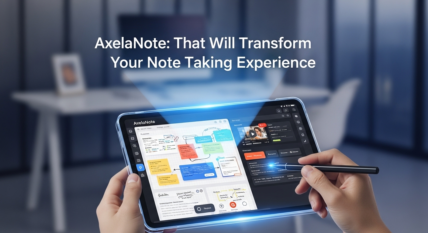 AxelaNote: That Will Transform Your Note Taking Experience