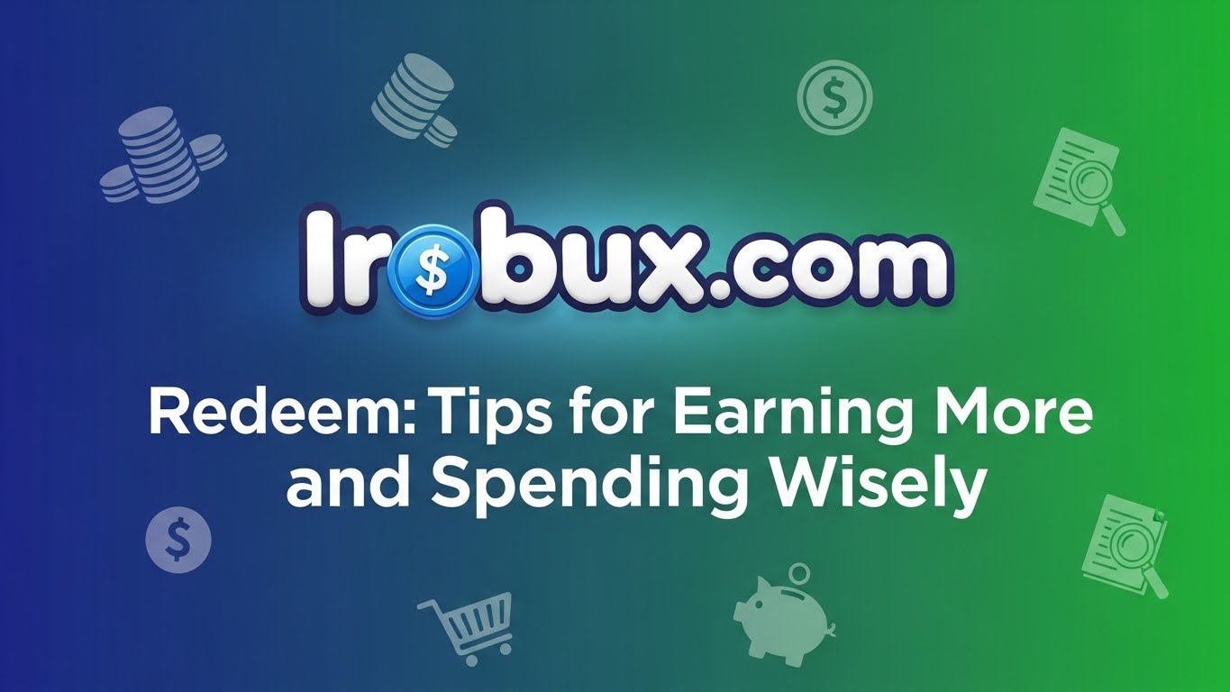 Irobux.com redeem: Tips for Earning More and Spending Wisely