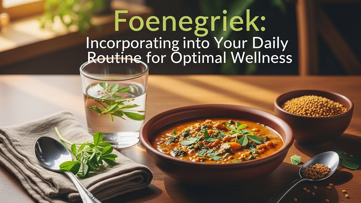 Foenegriek: Incorporating into Your Daily Routine for Optimal Wellness