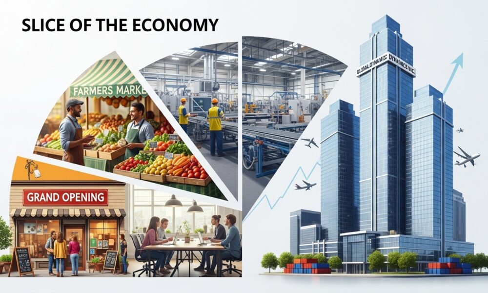 Slice of the economy: From Small Businesses to Large Corporations
