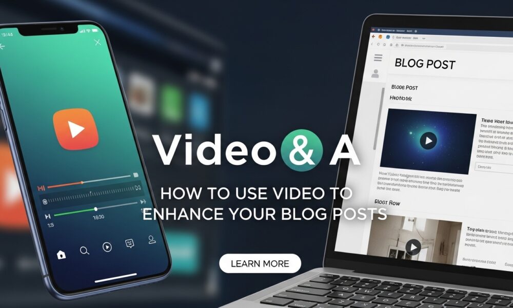 Video&a: How to Use Video to Enhance Your Blog Posts