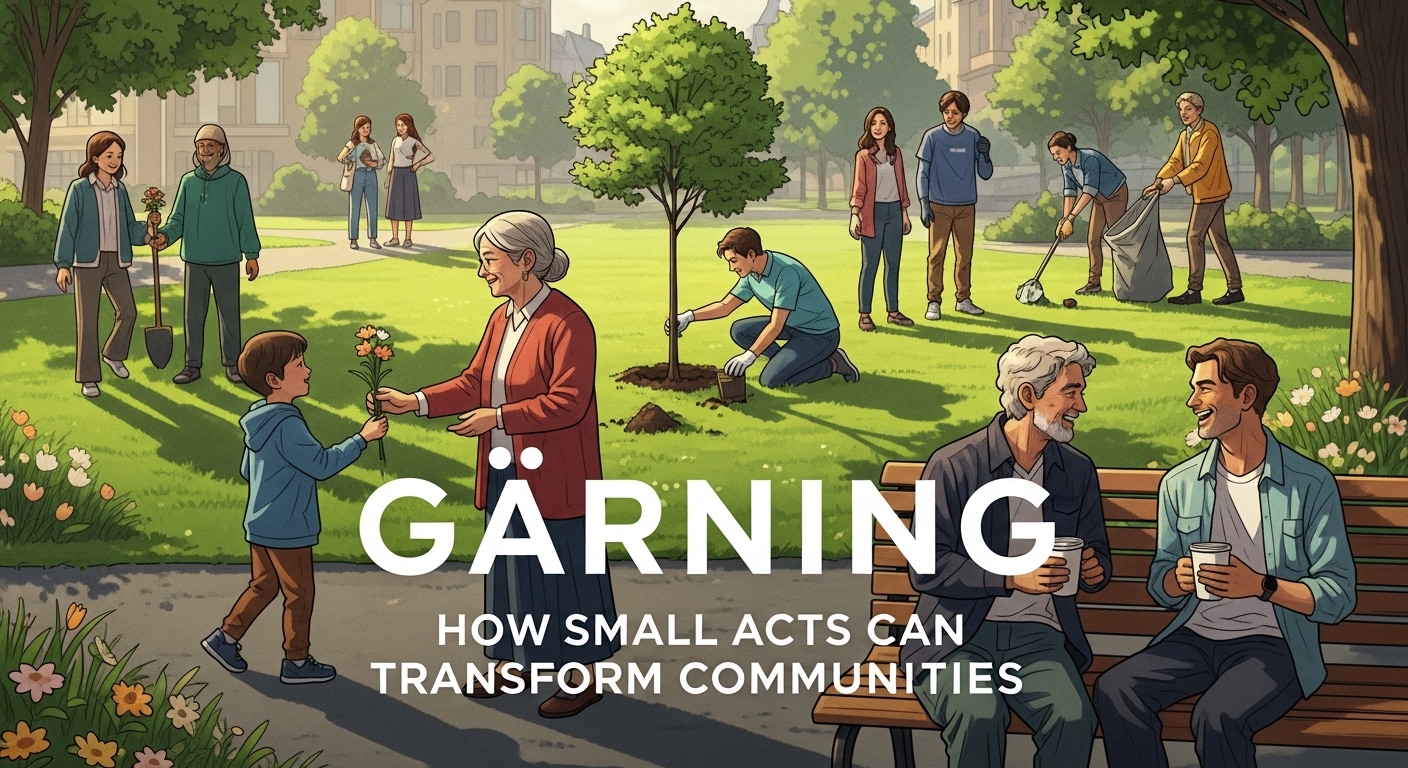 Gärning: How Small Acts Can Transform Communities