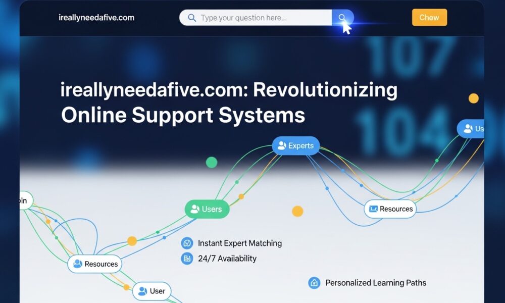 ireallyneedafive.com: Revolutionizing Online Support Systems